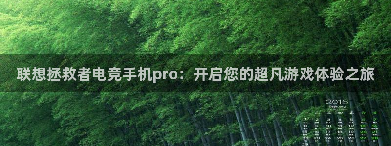 威客电竞VKGAME：联想拯救者电竞手机pro：开启您的超凡游戏体验之旅